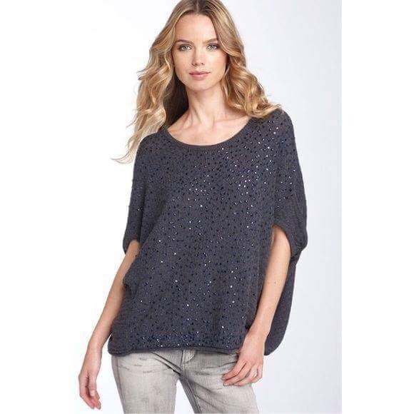 Free People Sweaters - Free People Stardust Sequin Batwing Sweater S